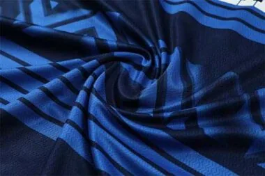 22-23 Marseille training suit short sleeve kit blue