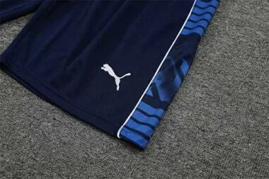 22-23 Marseille training suit short sleeve kit blue
