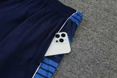 22-23 Marseille training suit short sleeve kit blue