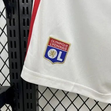 25-26 Shorts Lyon Home Kit Cheap Football Jersey Wholesale Yupoo