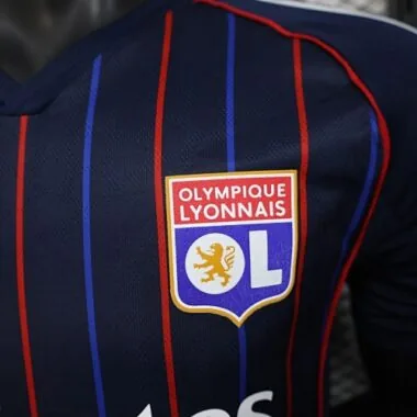 25-26 Player Lyon Away Kit Cheap Football Jersey Wholesale Yupoo