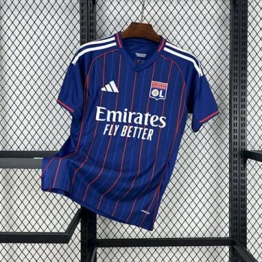 25-26 Lyon Away Kit Cheap Football Jersey Wholesale Yupoo