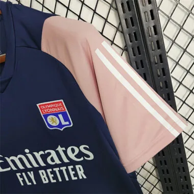 23-24 Lyon Blue Training Suit Size S-XXL Soccer Jersey