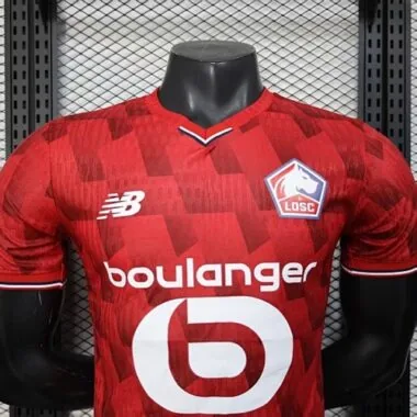 25-26 Player Lille OSC Home Kit Cheap Football Jersey Wholesale Yupoo