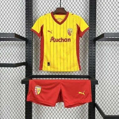 25-26 Kids RC Lens Home Kit Cheap Football Jersey Wholesale Yupoo