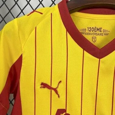 25-26 Kids RC Lens Home Kit Cheap Football Jersey Wholesale Yupoo
