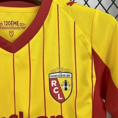25-26 Kids RC Lens Home Kit Cheap Football Jersey Wholesale Yupoo