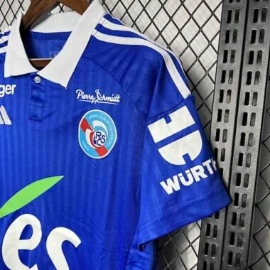 24-25 RC Strasbourg Home Kit Football Uniform