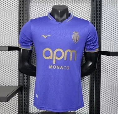 25-26 Player AS Monaco Away Kit Cheap Football Jersey Wholesale Yupoo