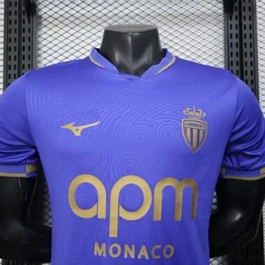 25-26 Player AS Monaco Away Kit Cheap Football Jersey Wholesale Yupoo