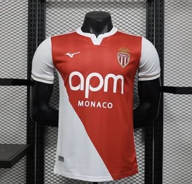25-26 Player AS Monaco Home Kit Cheap Football Jersey Wholesale Yupoo