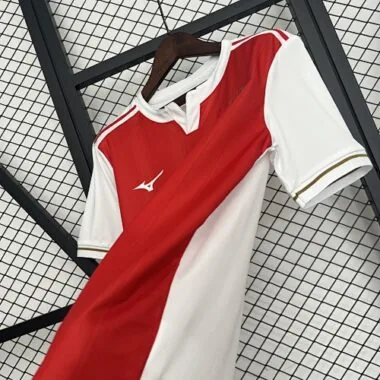 25-26 AS Monaco Home Kit Cheap Football Jersey Wholesale Yupoo