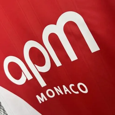 25-26 AS Monaco Home Kit Cheap Football Jersey Wholesale Yupoo