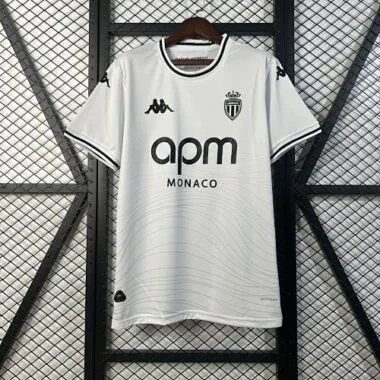 25-26 AS Monaco Away Kit Cheap Football Jersey Wholesale Yupoo