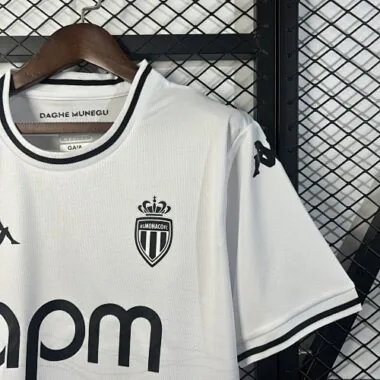 25-26 AS Monaco Away Kit Cheap Football Jersey Wholesale Yupoo