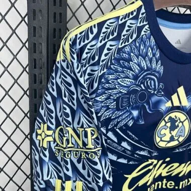 25-26 Club America Away Kit Long Sleeves S-2XL Cheap Football Jersey Wholesale Yupoo