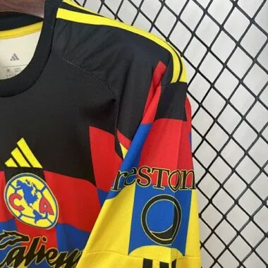 25-26 Club America Home Kit Long Sleeves S-2XL Cheap Football Jersey Wholesale Yupoo