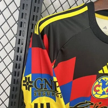 25-26 Club America Home Kit Long Sleeves S-2XL Cheap Football Jersey Wholesale Yupoo