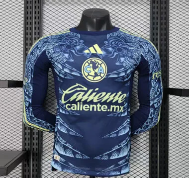 2025/26 Club America Away Long Sleeve Kit Player Version Shirt