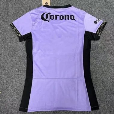 Camiseta femenina del Club de Fútbol América, tercera equipación, 23-24, morada