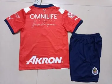 2022/23 Chivas Guadalajara home kids kit