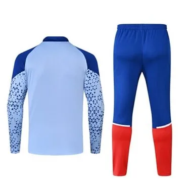 23-24 Survêtements d'entraînement du Chivas Guadalajara : vestes bleues à manches longues