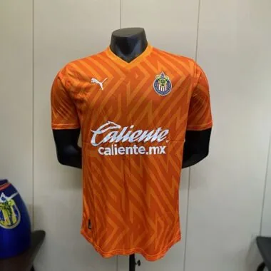 2023/24 Chivas Guadalajara Goalkeeper Kit Orange Player Version