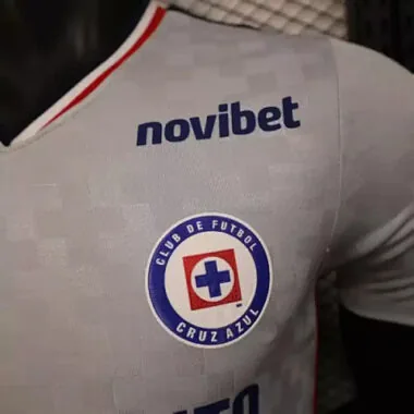 25-26 Player Cruz Azul Away Kit With Sponsor S-3XL Cheap Football Jersey Wholesale Yupoo