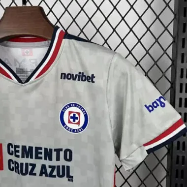 25-26 Kinderuittenue Cruz Azul met sponsor – Goedkoop voetbalshirt groothandel Yupoo
