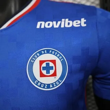25-26 Player Cruz Azul Home Kit With Sponsor S-3XL Cheap Football Jersey Wholesale Yupoo