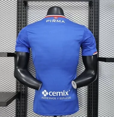 25-26 Player Cruz Azul Home Kit With Sponsor S-3XL Cheap Football Jersey Wholesale Yupoo