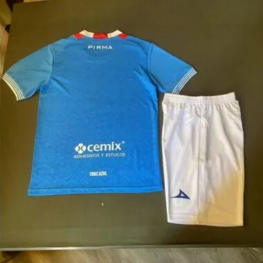 24-25 Cruz Azul thuisoutfits voor kinderen – Jeugdkleding