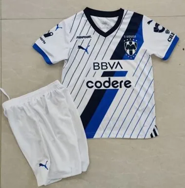23-24 Rayados Monterrey Away Kids Kits Children Shirt