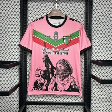 24-25 Palestino Pink Graffiti Soccer Jerseys Yupoo S-4XL