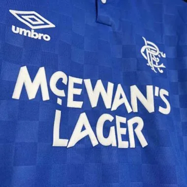 87-90 Rangers Home Retro Kit Vintage Shirt Sport AAAAJersey Yupoo