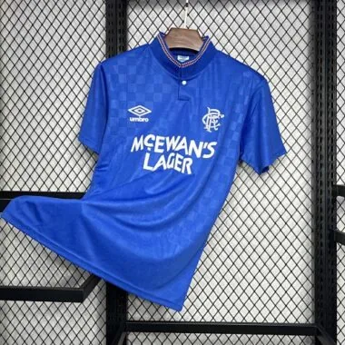 87-90 Rangers Home Retro Kit Vintage Shirt Sport AAAAJersey Yupoo