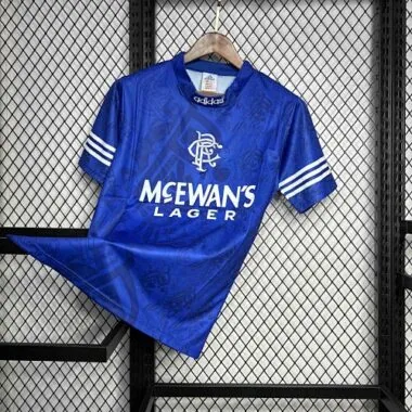 94-96 Rangers Home Retro Kit Football Uniform AAAAJerseys Dropshipping Yupoo