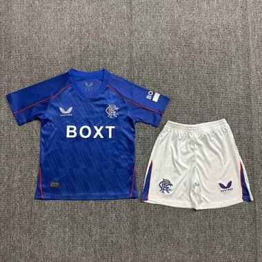 24-25 Rangers Home Kid Kits Youth Apparels