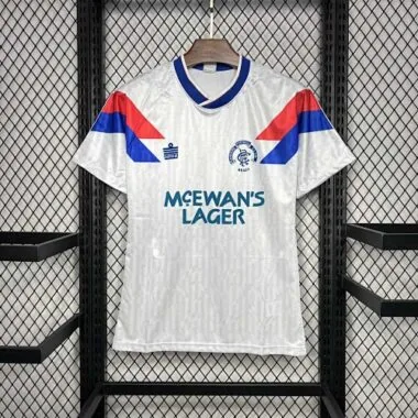Camiseta retro de los Rangers de 90-92 para partidos fuera de casa, estilo vintage, Sport AAAAJersey, Yupoo