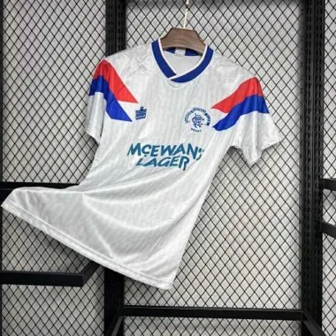 Maglia vintage Rangers 90-92 in trasferta, modello retrò, Sport AAAAJersey Yupoo