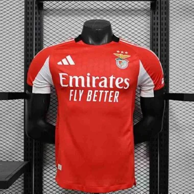 2025/26 Benfica Home Kit Player Version Shirt