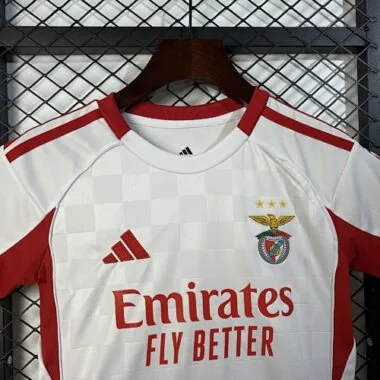 25-26 Kids Benfica Third Away Soccer Jersey 16-28