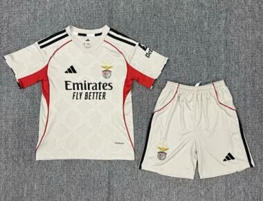 2025/26 Kids Benfica Away Soccer Jersey16-28