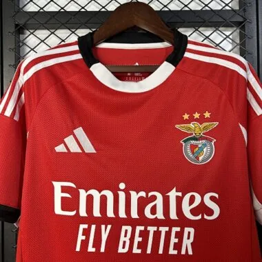 2025/26 Benfica Home Kit Soccer Uniform
