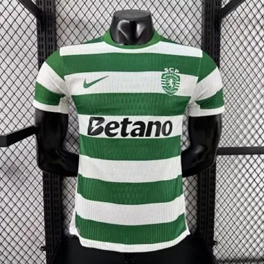25-26 Sporting Lisbon Home Kit Player Version Shirt