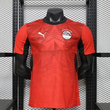 2026 Player Egypt Home Kit S-3XL World Cup Cheap Football Jersey Wholesale Yupoo