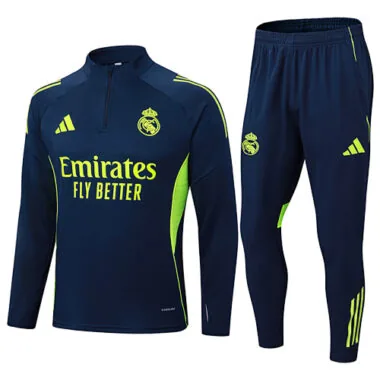25-26 Real Madrid Training Kits Tracksuits Sweatshirt Cheap Football Jersey Wholesale Yupoo