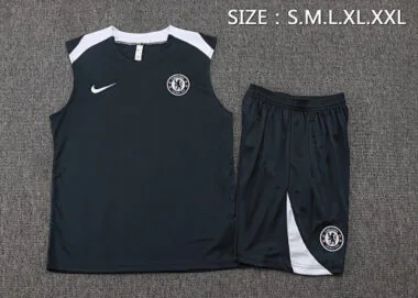 25-26 Chelsea Sleeveless Training Kits Tracksuits Cheap Football Jersey Wholesale Yupoo