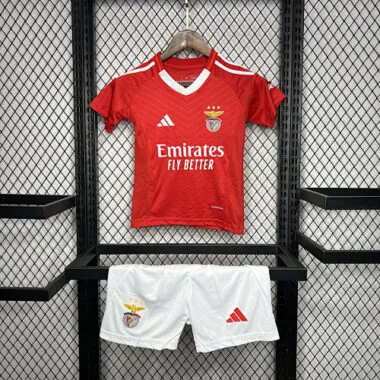 24-25 Benfica Home Kid Kits Youth Apparels