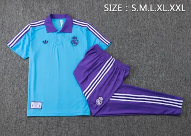 25-26 Real Madrid Training Kits Polo Tracksuits Cheap Football Jersey Wholesale Yupoo